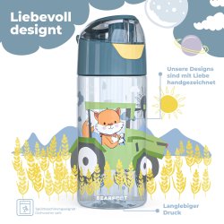 Bearfoot Drikkedunk 450 ml - Bl Traktor 