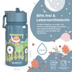 Bearfoot Termo Drikkedunk - Bl Traktor - 400 ml 