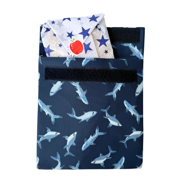 Yumbox Genanvendelig Snackpose - 2 stk. - Sharks &amp; Camoflage