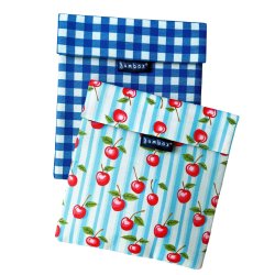 Yumbox Genanvendelig Snackpose - 2 stk. - Vichy &amp; kirseb�r