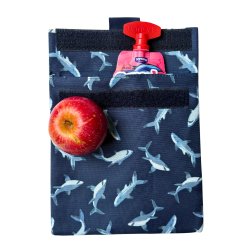 Yumbox Genanvendelig Snackpose - 2 stk. - Sharks &amp; Camoflage