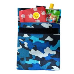 Yumbox Genanvendelig Snackpose - 2 stk. - Sharks &amp; Camoflage