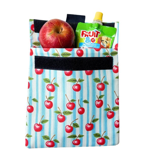 Yumbox Genanvendelig Snackpose - 2 stk. - Vichy &amp; kirseb�r