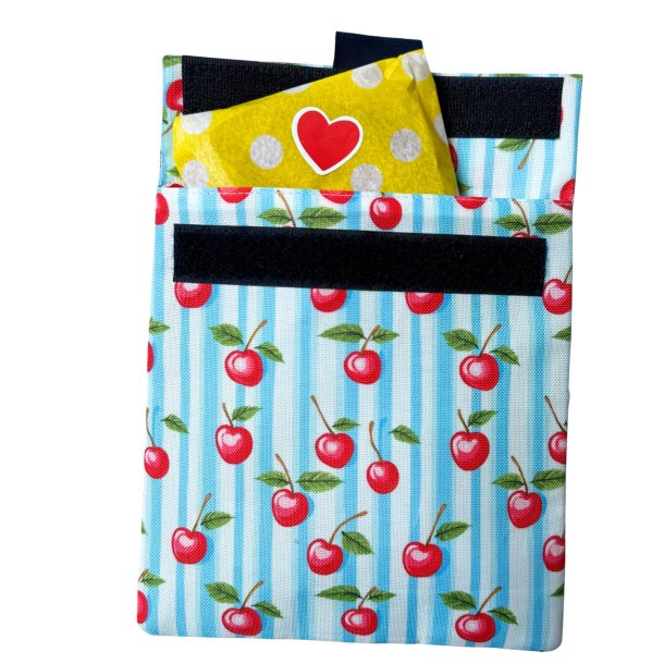 Yumbox Genanvendelig Snackpose - 2 stk. - Vichy &amp; kirseb�r