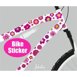 Jabalou - Vandfaste Klisterm�rker - A4 - Lyser�d Blomster 