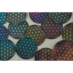 Vandfast klisterm�rker - Hologram - Livets blomst