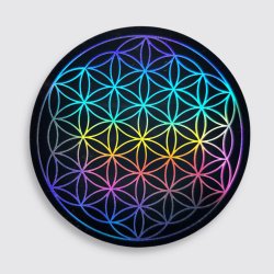 Vandfast klisterm�rker - Hologram - Livets blomst