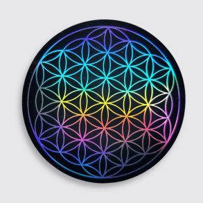 Vandfast klisterm�rker - Hologram - Livets blomst