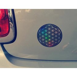Vandfast klisterm�rker - Hologram - Livets blomst