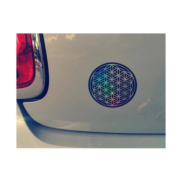 Vandfast klisterm�rker - Hologram - Livets blomst