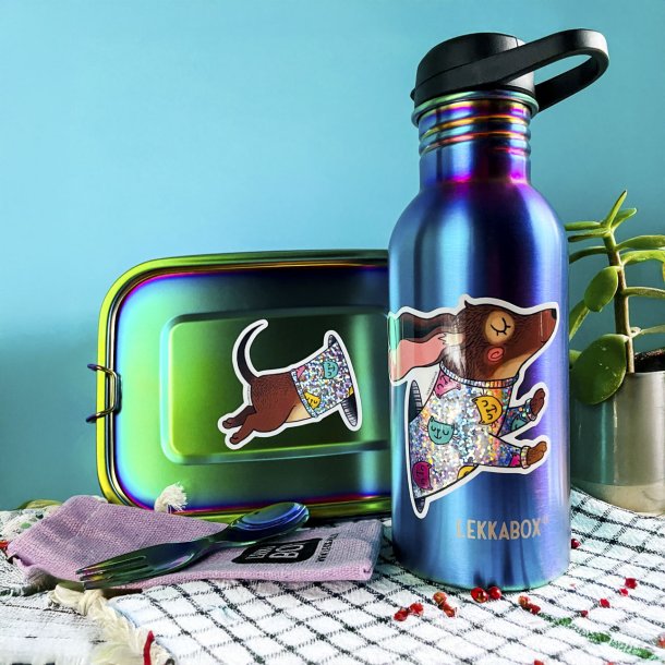 SEHRSEHRnice - Vandfast Klisterm�rke - Hologram Dachshund 