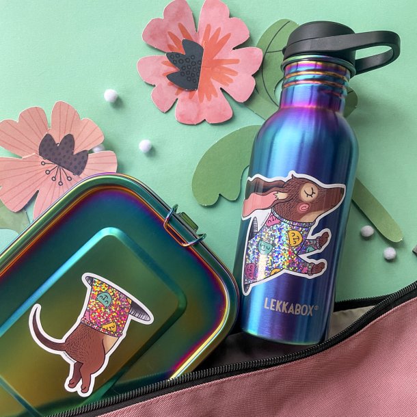 SEHRSEHRnice - Vandfast Klisterm�rke - Hologram Dachshund 
