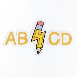 SEHRSEHRnice - Vandfast Klisterm�rke -  ABCD