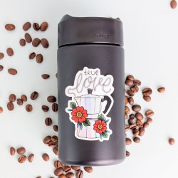 SEHRSEHRnice - Vandfast Klisterm�rke - Hologram Moka Pot