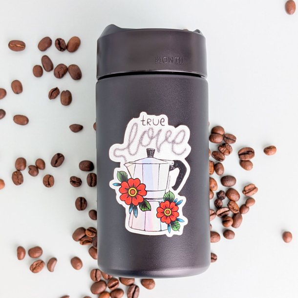 SEHRSEHRnice - Vandfast Klisterm�rke - Hologram Moka Pot