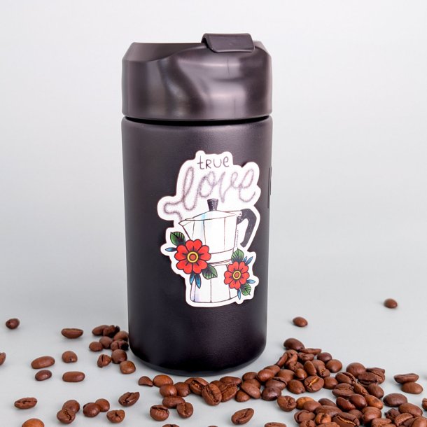 SEHRSEHRnice - Vandfast Klisterm�rke - Hologram Moka Pot