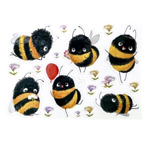 SEHRSEHRnice - Vandfast Klisterm�rker  A6 - Bumblebee