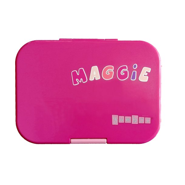 Vandfaste klistermrker - Bogstaver Lyserd/Lilla - A5