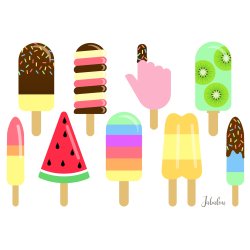 Vandfaste klistermrker - Is - A6