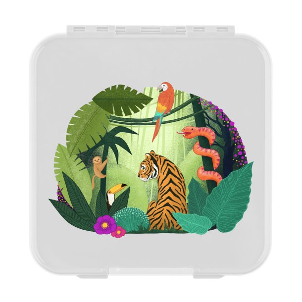 Vandfast klisterm�rker - Hologram - Jungle - Stort 