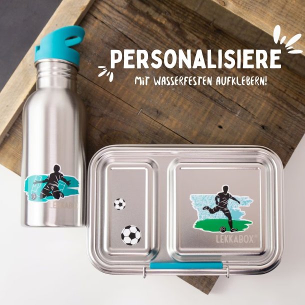 Vandfaste klistermrker - Fodbold dreng - A6