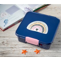 Vandfast klistermrker - Glimmer Regnbue 