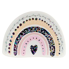 Vandfast klistermrker - Glimmer Regnbue 