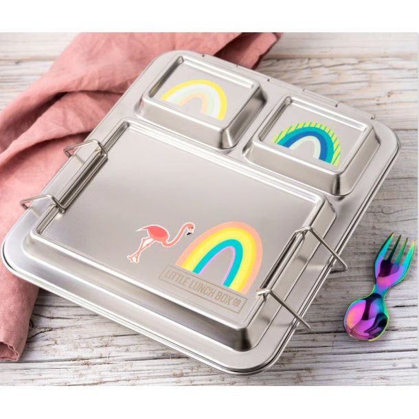 Vandfaste klistermrker - Regnbuer - A5