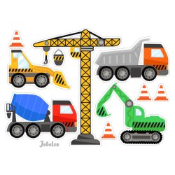 Vandfaste klisterm�rker - Byggeplads - A6