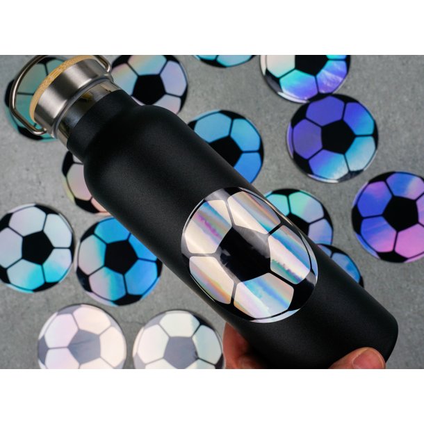 Vandfast klistermrker - Hologram - Fodbold 