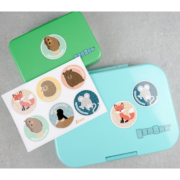 Vandfaste klisterm�rker - Affirmation Tiere - A5