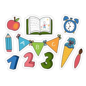 Vandfaste klistermrker - ABC - A6