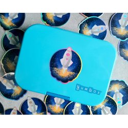 Vandfast klistermrker - Hologram - Raket 