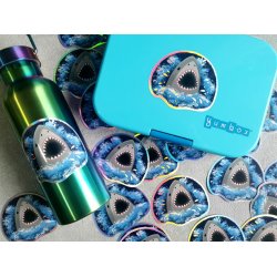 Vandfast klistermrker - Hologram - Haj