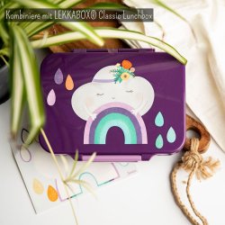 Vandfast klisterm�rker - Hologram - Regnbueland - Stort 