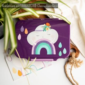 Vandfast klisterm�rker - Hologram - Regnbueland - Stort 