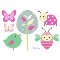 Vandfaste klistermrker - Sommer - A6