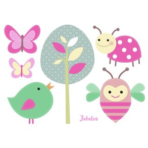 Vandfaste klistermrker - Sommer - A6