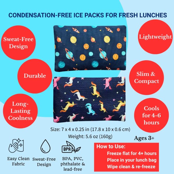 Yumbox K�leelementer 2 stk - Rummet &amp; Enhj�rninger