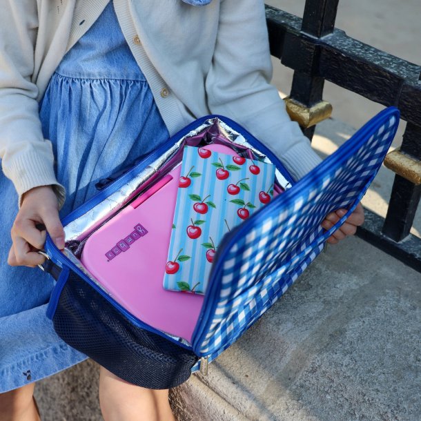 Yumbox Kleelementer 2 stk - Vichy &amp; Kirsebr