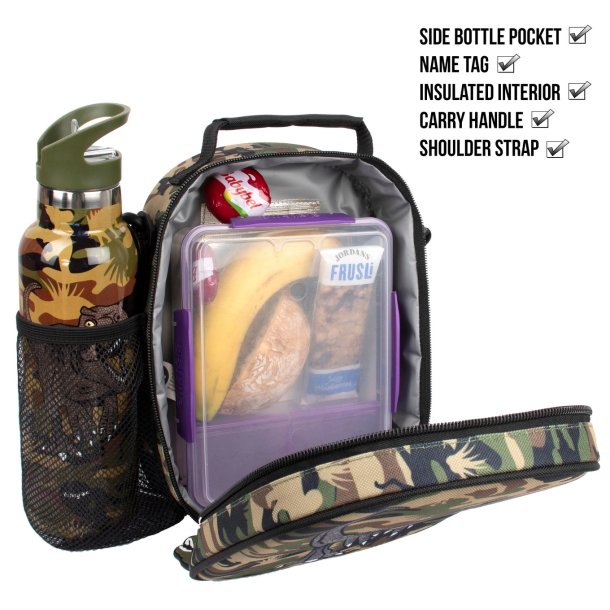 Fringoo Kletaske - Camouflage dino 