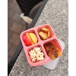 Melii - Mealprep-beholdere - 4 rums + 4 stk  - Lyser�d 