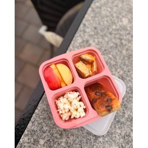 Melii - Mealprep-beholdere - 4 rums + 4 stk  - Lyser�d 