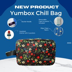 Yumbox K�letaske + K�leelement - Jordb�r Print 