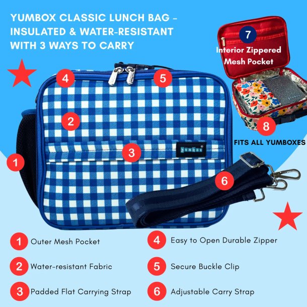 Yumbox K�letaske - Gingham Vichy