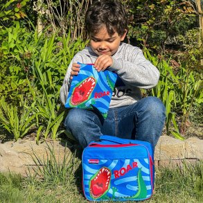 Yumbox Kletaske og frokostpose - Dinosaur