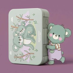 Bearfoot Compakt Mini Madkasse - 650 ml - Salvie Koala
