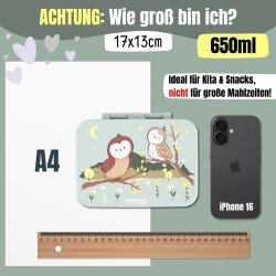 Bearfoot Compakt Mini Madkasse - 650 ml - Salvie Ugler