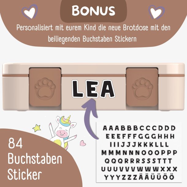 Bearfoot Compakt Madkasse - 950 ml - Brun - Safari