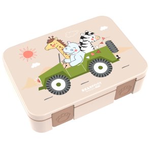 Bearfoot Compakt Madkasse - 950 ml - Brun - Safari